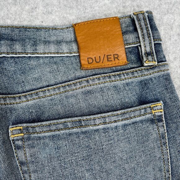 DUER High Rise Straight Leg Jean - Picture 15 of 15